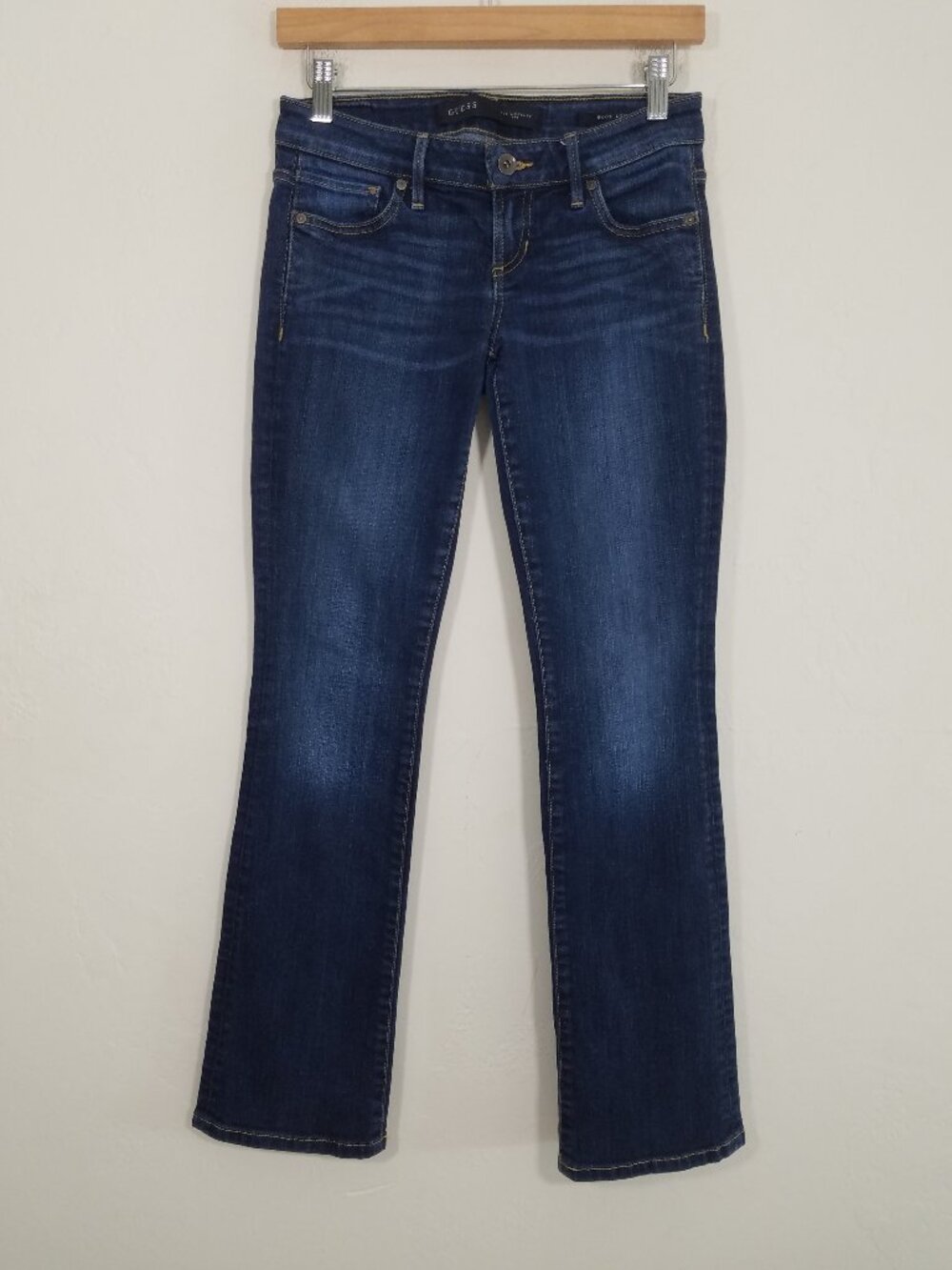Guess Boot Low Jeans Blue Stretch Size 25